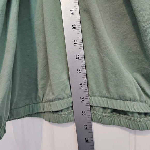 A New Day Blouse Womens 3X Green One Shoulder Ruffle Sleeveless Boho Top - Picture 7 of 9